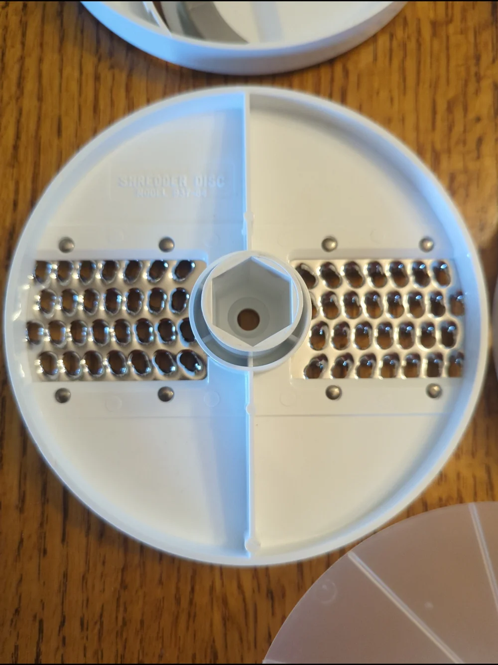 5 Oster Regency Kitchen Center Food Processor Slicing Shredding, Slinger Discs